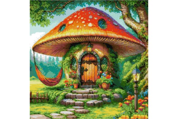 Download Mushroom Counted Cross Stitch Patterns - Cross stitch patterns Collection