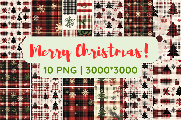 Download Plaid Christmas Cheer: Festive Sublimati - Premium Bundle