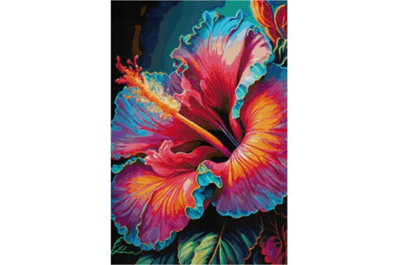 Download Flowers Counted Cross Stitch Patterns - Cross stitch patterns Collection